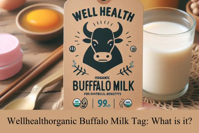 wellhealthorganic buffalo milk tag what is it
