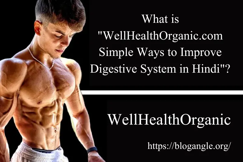 what is wellhealthorganic.com simple ways to improve digestive system in hindi