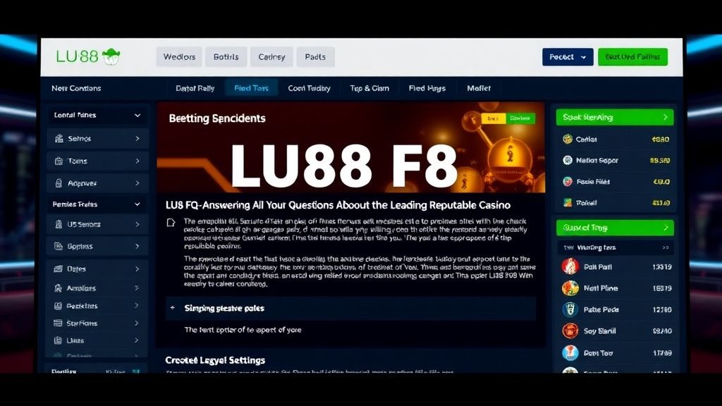 Câu hỏi thường gặp lu88 – Giải đáp mọi thắc mắc về nhà cái uy tín hàng đầu
